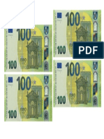 100 Euro Banii