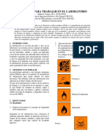 Seguridad para Trabajar en El Laboratorio: 1. Introducción