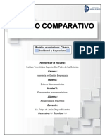 Cuadro Comparativo de Los Modelos Económicos