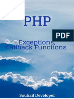 PHP Exceptions Callback Functions