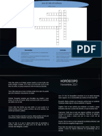 crucigrama y horoscopo