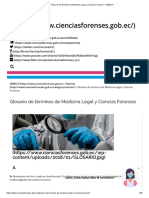 Glosario de Términos de Medicina Legal y Ciencias Forenses - SNMLCF