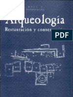 Arqueología, Restauración y Conservacion