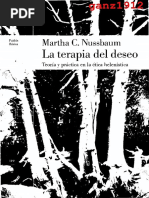 La Terapia Del Deseo (Teoría y Práctica en La Ética Helenística ...