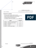 Design Technology Higher Level Paper 3: Instructions To Candidates