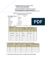 Form Pendataan Komunitas 1