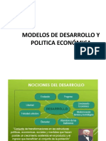 Modelos de Desarrollo y Politica Economica