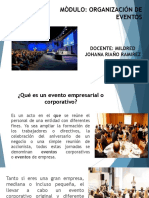 INDUCCIÓN ORGANIZACIÓN DE EVENTOS 