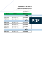 Magister en Educacion Con Menciones 2022 Metodologia Seccion 1