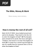 2 The Bible and Money