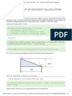 VFR Top of Descent Calculation