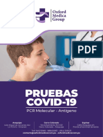 Pruebas COVID-19: PCR, antígeno y serológicas