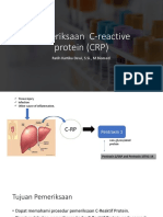 Pemeriksaan C-Reactive Protein (CRP)