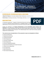 Integrity of Mechanical Structures and Materials Symposium