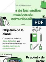 Clase 1 Textos de Los Medios de Comunicación