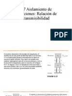 8.7 Aislamiento de Vibraciones: Relación de Transmisibilidad