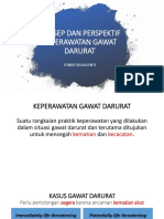 Konsep Dan Perspektif Keperawatan Gawat Darurat