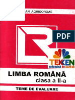 Evaluare Limba Romana