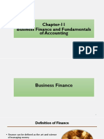 Chap-11 Business Finance and Fundamentals of Accounting