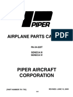Piper PA-34-220T Airplane Parts Catalog Guide