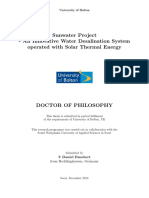 Desalination Solar Powered Thesis