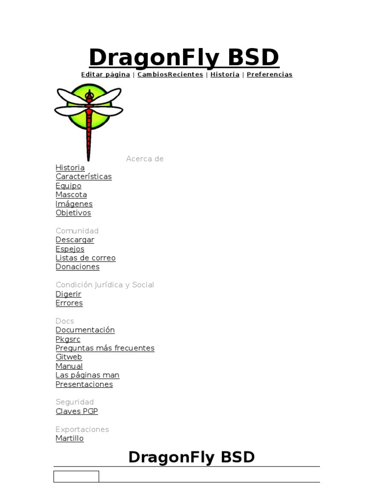 DragonFly BSD: Características y Comunidad | PDF | Kernel (sistema ...