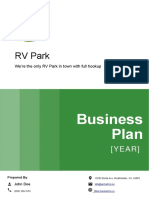 Rv Park Business Plan Example
