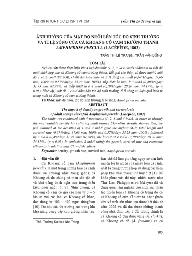 Tran Thi Le Trang | PDF