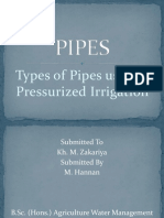 Types of Pipes.