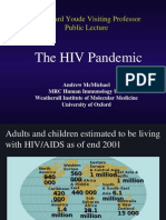 The HIV Pandemic: Sir Edward Youde Visiting Professor Public Lecture