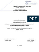 Analisis Critico de La Practica Docente Como Estudiante Amalfi Lozada 14984509 Mayo
