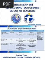 Neap and Seameo Batch 2 Info