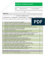 IQCODE Cuestionario Del Informador