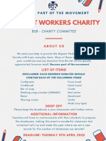 Migrant Workers Charity Flyer