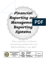 8 Financial Reporting and Management Reporting Systems