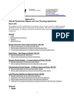 USCG Guidelines for Approving SOLAS Pyrotechnic Distress Signals