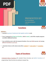 Pps Unit-4 Functions