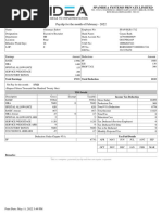 Payslip For The Month of February - 2022: Spanidea Systems Private Limited