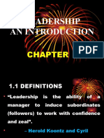 Introduction To Leadership