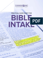 Bible Intake Guide Sheet