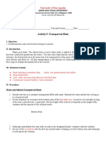 Activity 6. Plant Transport Cycle 25