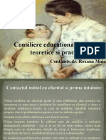 Consiliere educationala - Cep an I, C7