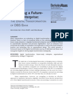 Designing A Future-Ready Enterprise:: T D T Dbs B