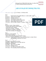 Itinerary Labuan Bajo by Bossq Travell