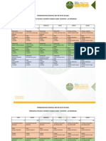 Programacion Semanal EVARISTO CADENA