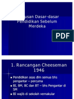 Rumusan Dasar-Dasar Pendidikan