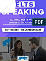 IELTS Speaking Actual Tests September 2021