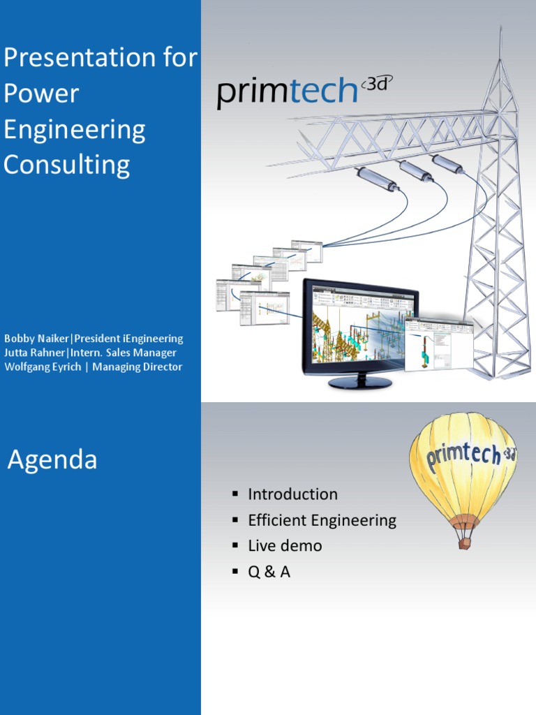 Presentation For Power Engineering Consulting Pdf Autodesk