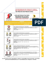 Catalogo Seguridad Alturas Espacios Confinados Dotaalturas