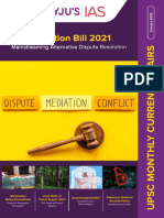 Mediation Bill 2021: Mainstreaming Alternative Dispute Resolution